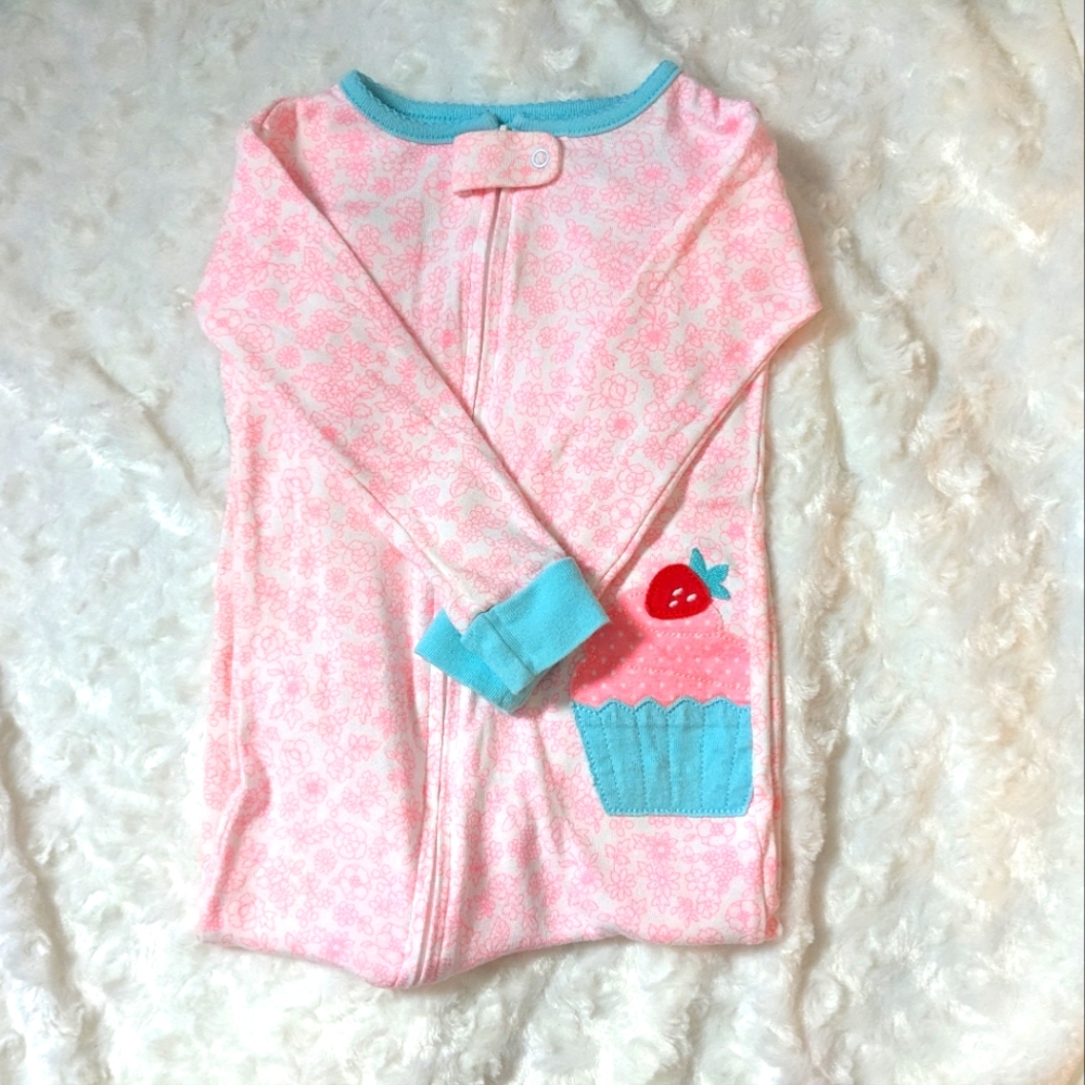 Carter's Baby 1-Piece Cupcake Footie Pajamas